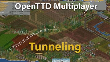 OpenTTD Multiplayer Sibling Fight! - Part 15 - Tunneling