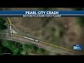 Man seriously injured after crash involving semi-truck, motorcycle fire