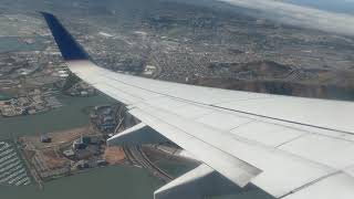 4K United Airlines UA 358 Takeoff from San Francisco to Las Vegas Sept-23-2018, N37462