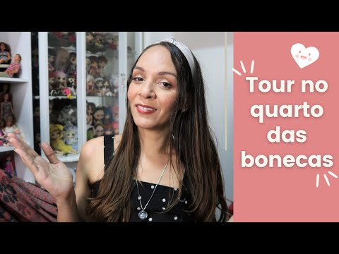 Видео: TOUR PELO QUARTO DAS BONECAS - COLECIONADORA ADULTA