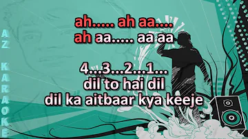 Dil To Hai Dil Karaoke with Scrolling Lyrics