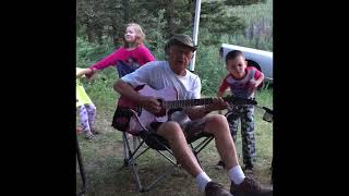 Rockabilly great grand dad’s last performance July 27 2016 around the campfire by Stim Racing Trailer and Travels 202 views 2 years ago 54 seconds