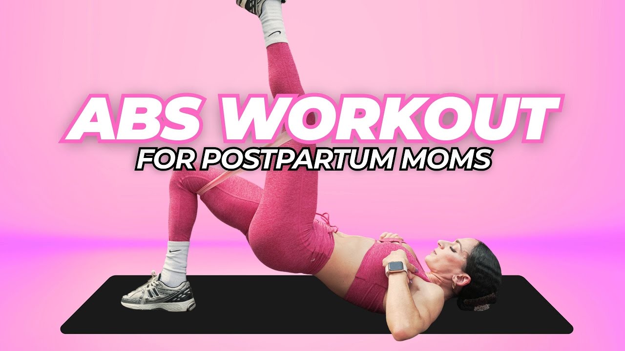 Want your flat stomach back? ULTIMATE ABS Workout Routine for Postpartum Moms