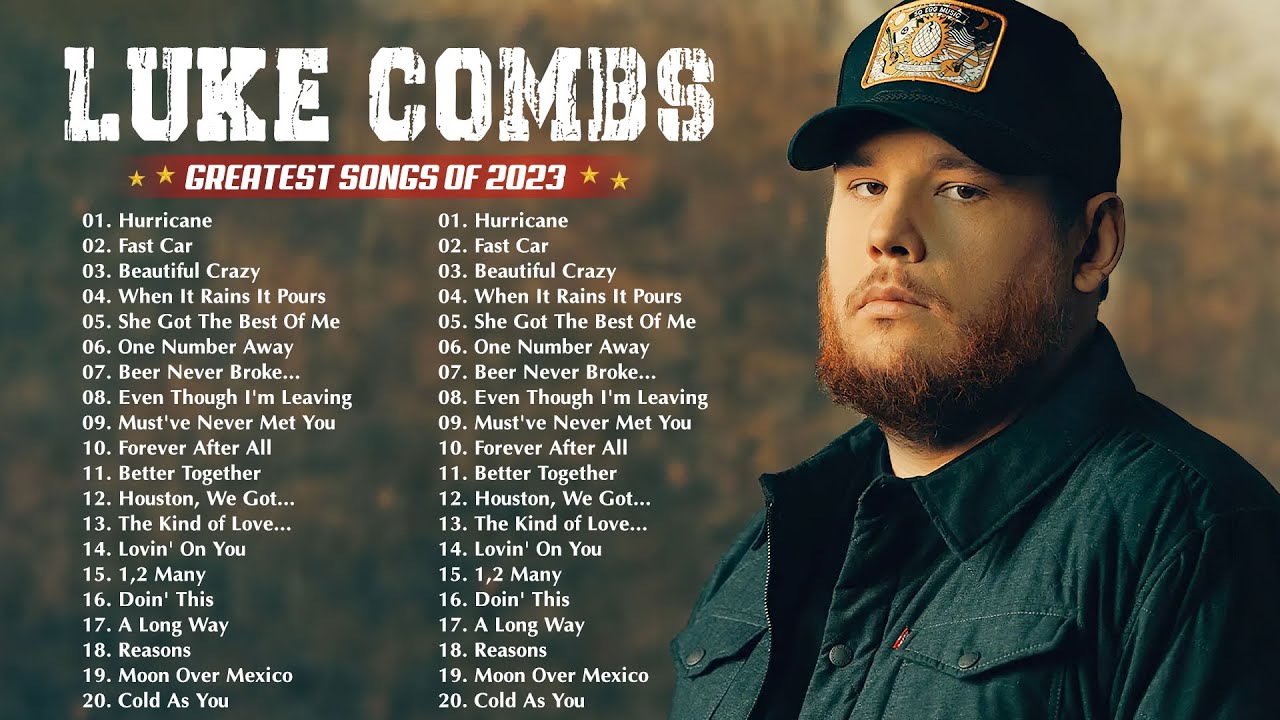 Luke Combs Playlist 2023 - Luke Combs Greatest Hit Full Album - Luke ...