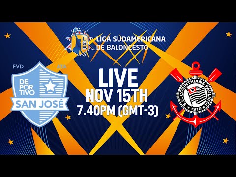LIVE - San Jose v Corinthians | Liga Sudamericana de Baloncesto FIBA 2025 | Quarter-Finals