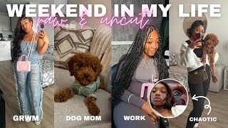 VLOG: REALISTIC WEEKEND IN MY LIFE ᡣ𐭩 | grwm, work, productive, story time, solo date +more