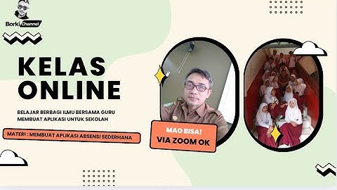 MEMBUAT APLIKASI ABSENSI KELAS dengn AI CANVA dan GOOGLE SHEET