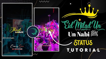 💚 Eid Milad Un Nabi Status Tutorial In Alight Motion 💚 || 12 Rabi Ul Awal Status Video 2023