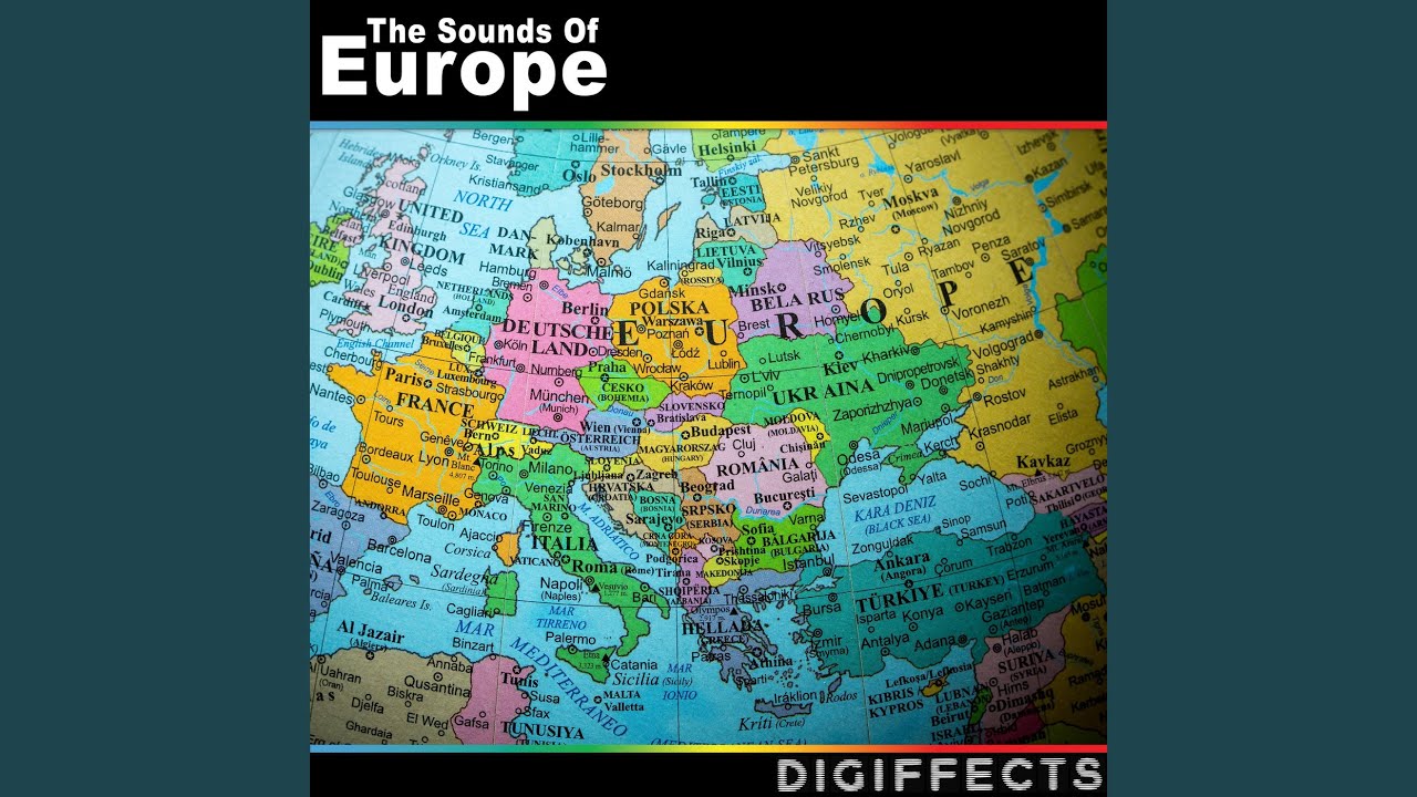 Vienna, Austria Train Station Platform with Train Departure