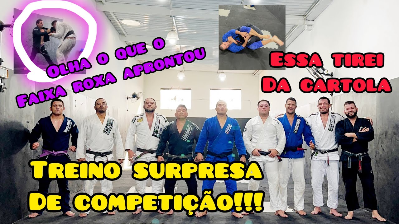 Faixa roxa aparece no treino dos faixa preta!!! Veja no que deu ...
