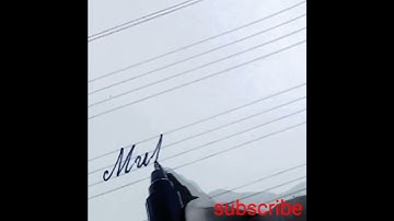 Name of Muhammad ﷺ | Write English cursive writing Name