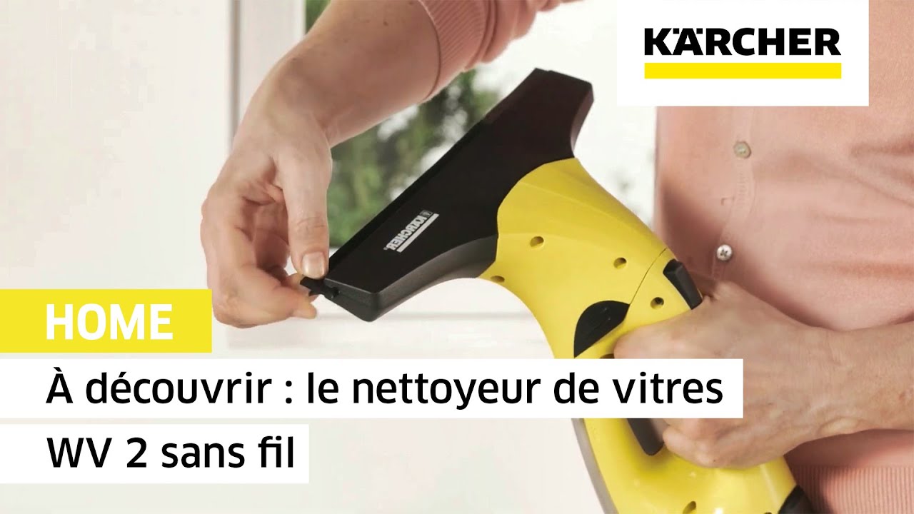 KARCHER WV 2 Plus Nettoyeur vitre sans fil - 100 ml (batterie