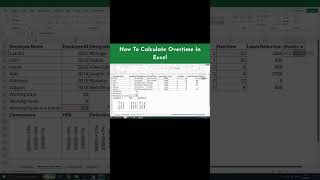 Calculate Overtime Salary in Excel Easy Formula Trick