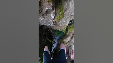 No room for error, 25m @insta360 Ace pro #cliffjumping #sendit #thinkbold #jump