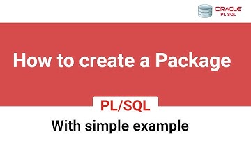PLSQL Package specification & Body with simple example.