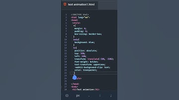 Text animation | Html Css