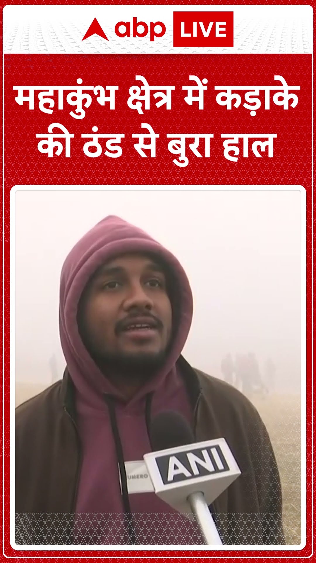 Mahakumbh 2025: महाकुंभ क्षेत्र में कड़ाके की ठंड से बुरा हाल | ABP NEWS SHORTS|