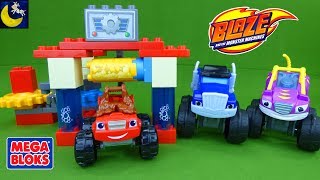 Blaze and the Monster Machines Mega Bloks Toys Sets Truck Car Wash Construction Blaze Mashup Toys