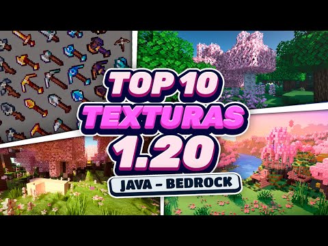 TOP 10 TEXTURE PACKS para MINECRAFT 1.20 (JAVA, BEDROCK y PE)😎PAQUETE DE TEXTURAS 1.20.1