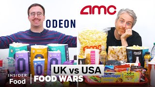 US vs UK Movie Theater Food (AMC vs Odeon) | Food Wars | Insider Food image