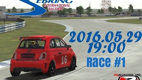 rFactor 2 @ HRF1RT Online League - Sebring - Full Race #1 - Onboard