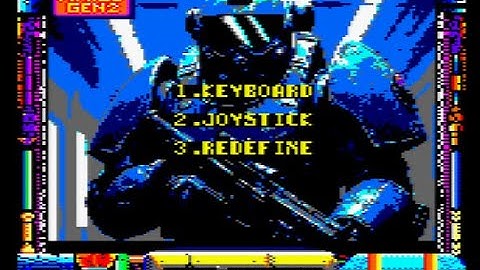 Rebel Wars - Amstrad CPC - Short gameplay