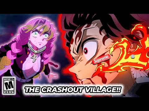 DEMON SLAYER S CRASHOUT VILLAGE WAS INSANE SWORDSMITH VILLAGE COMPILATION