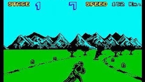 Enduro Racer Comparison - ZX Spectrum - Commodore 64 - Amstrad CPC 464