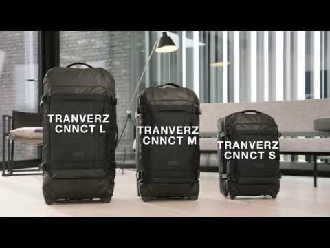 EASTPAK-TRANVERZ CNNCT S BURGUNDY - Equipaje de viaje