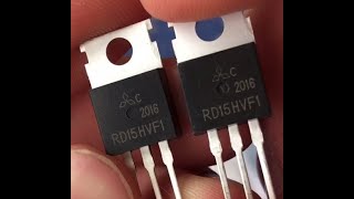 Транзистор RD15HVF1 Mitsubish TO220, 2 шт. для радиопередатчиков. Обзор. Замена сгоревшему.
