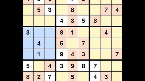 How to Solve Globe and Mail Sudoku L5 April 11, 2021