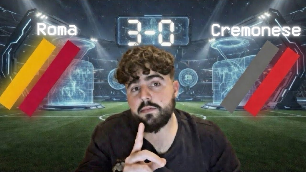 ROMA-CREMONESE 3-0: LA CHAMPIONS NON È PIÙ UN SOGNO, MA OCCHIO ALLA JUVENTUS! 💛❤️