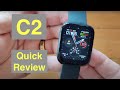 MIBRO C2 Lightweight Apple Watch Shaped 1.69” 2ATM Waterproof BT5 Smartwatch: Quick Overview