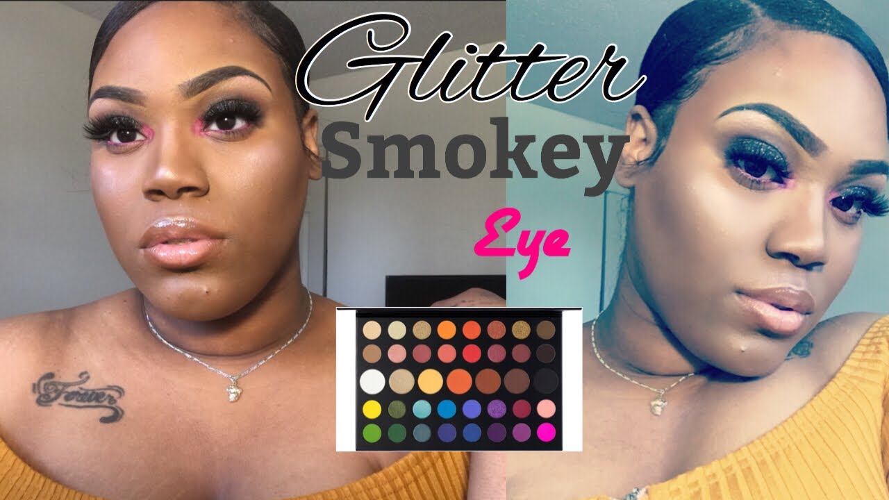 Glitter Smokey Eye James Charles palette YouTube