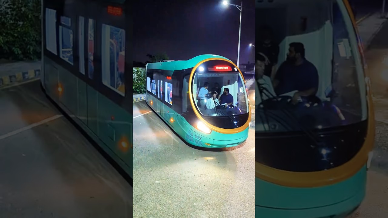 Another Project by CM Punjab Maryam Nawaz sharif Electric busses in Pakistan Tram Bus in Lahore