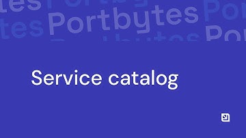 Port Bytes | Service catalog
