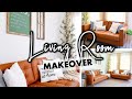 EXTREME NEW HOME LIVING ROOM MAKEOVER 2021| Part 1