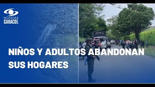 Más de 1.400 estudiantes están sin clase por enfrentamientos entre disidencias y Ejército