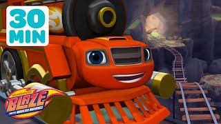 Blaze's HIGH SPEED Train Transformations! | 30 Minute Compilation | Blaze and the Monster Machines