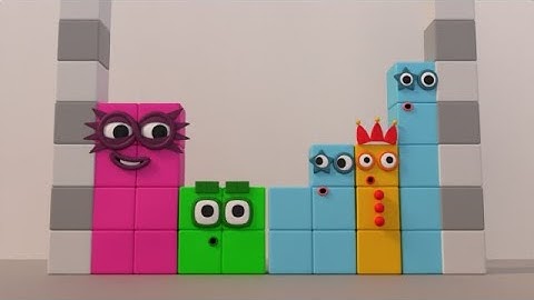 Numberblocks Tetris Animation | Softbody Tetris 3