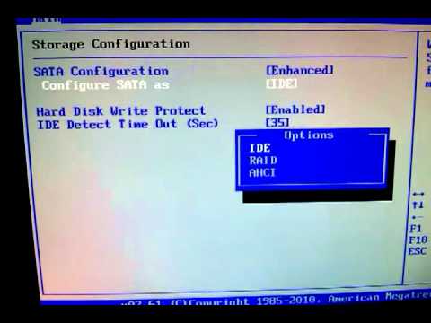 Vídeo: Como Habilitar SATA Na BIOS