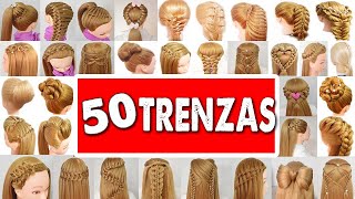 50 Easy and fast hairstyles with braids, for this 2019 Fiesta  Girls  Graduation