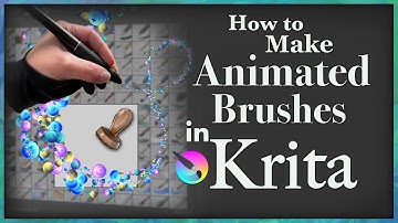 Krita Tutorial for making Animated Brushes