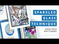 Sparkled Glass Technique