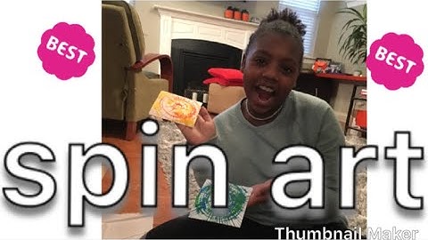 Review of spin art machine from KiwiCo