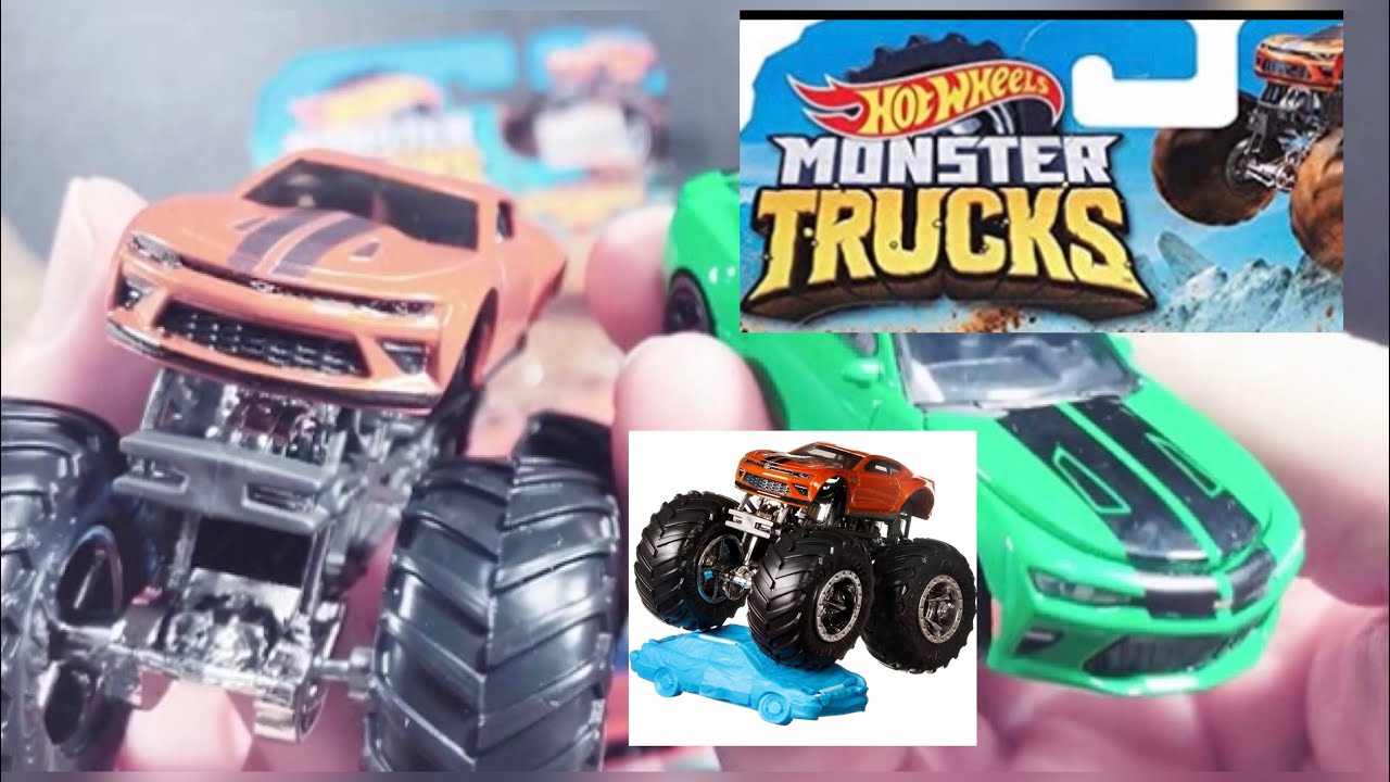 ホットウィール モンスタートラック 1/64 2020 Mix8 アソート モントラ カマロ ワーゲンバス HOTWHEELS Monster truck ミニカー ビッグフット