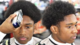 AFRO SHAPE UP HAIRCUT TUTORIAL: BURST TAPER