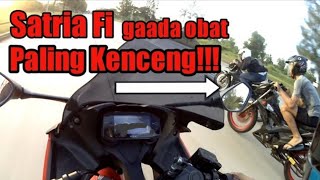 Gsx vs Sonic vs Satria Fu vs R15 v3 - Fastest Satria Fi || Fun