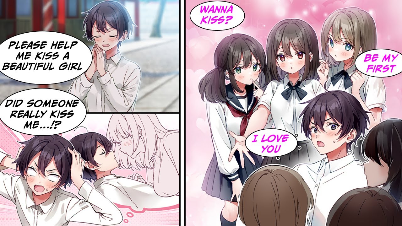 [Manga Dub] I prayed to kiss a girl and actually got kissed but I don't know who it was...! [RomCom]