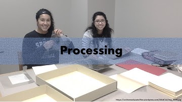 Archival Processing